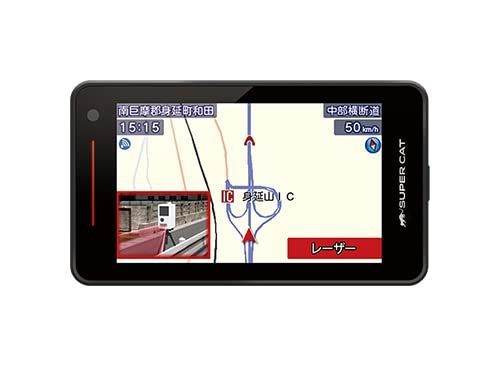 ユピテル YUPITERU SUPER CAT レーザー＆レーダー探知機 PREMIUM LINE GS1000