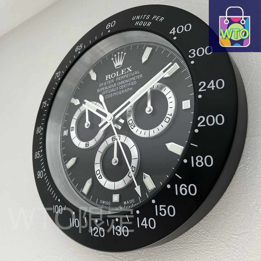 本当に信頼出来る商品 海外販促品 新品 ROLEX掛け時計 コスモグラフ デイトナ-WTO輸入1 インテリア時計