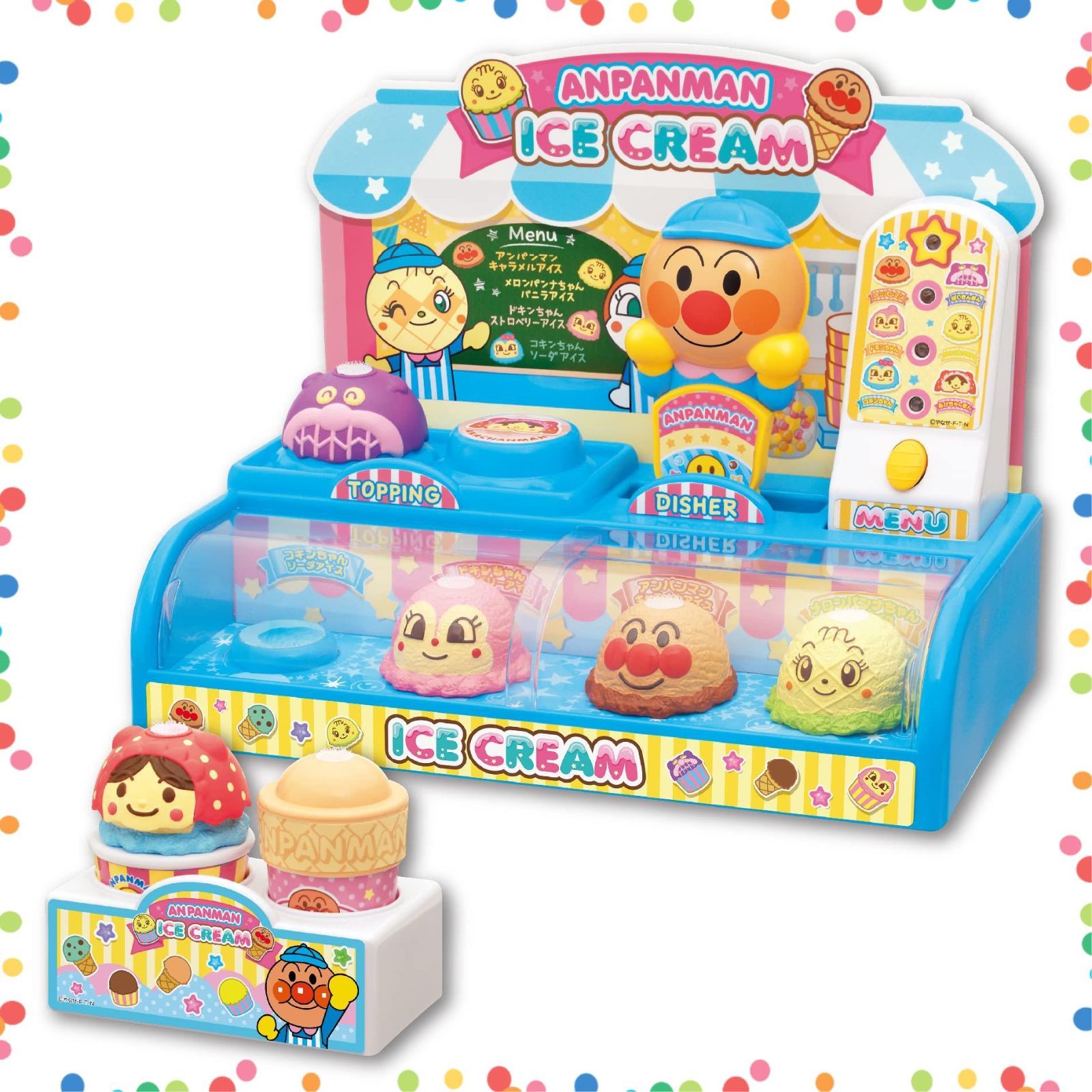 セール のっけてポン! NEW アンパンマン アンパンマンのアイスちょうだい!! ジョイパレット JOYPALETTE