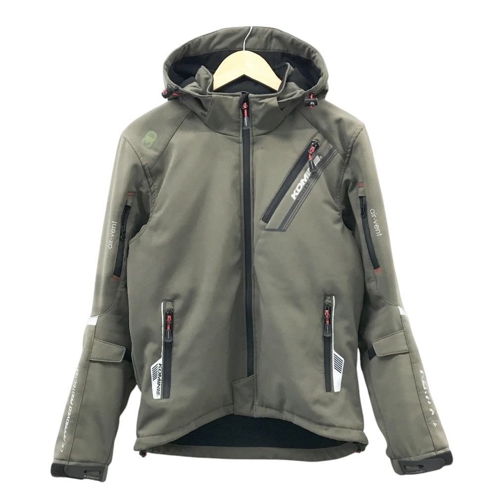 コミネ(KOMINE) バイク用 JK-579 プロテクトソフトシェルウィンターパーカ-イフ HR Lightning XL ☆*KOMINEJK-579 プロテクトソフトシェルウィンター