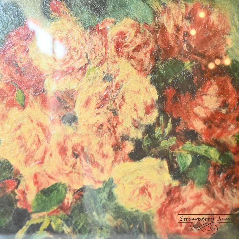 ICO-271 フランスヴィンテージ フラワー 絵 壁掛け アート インテリア