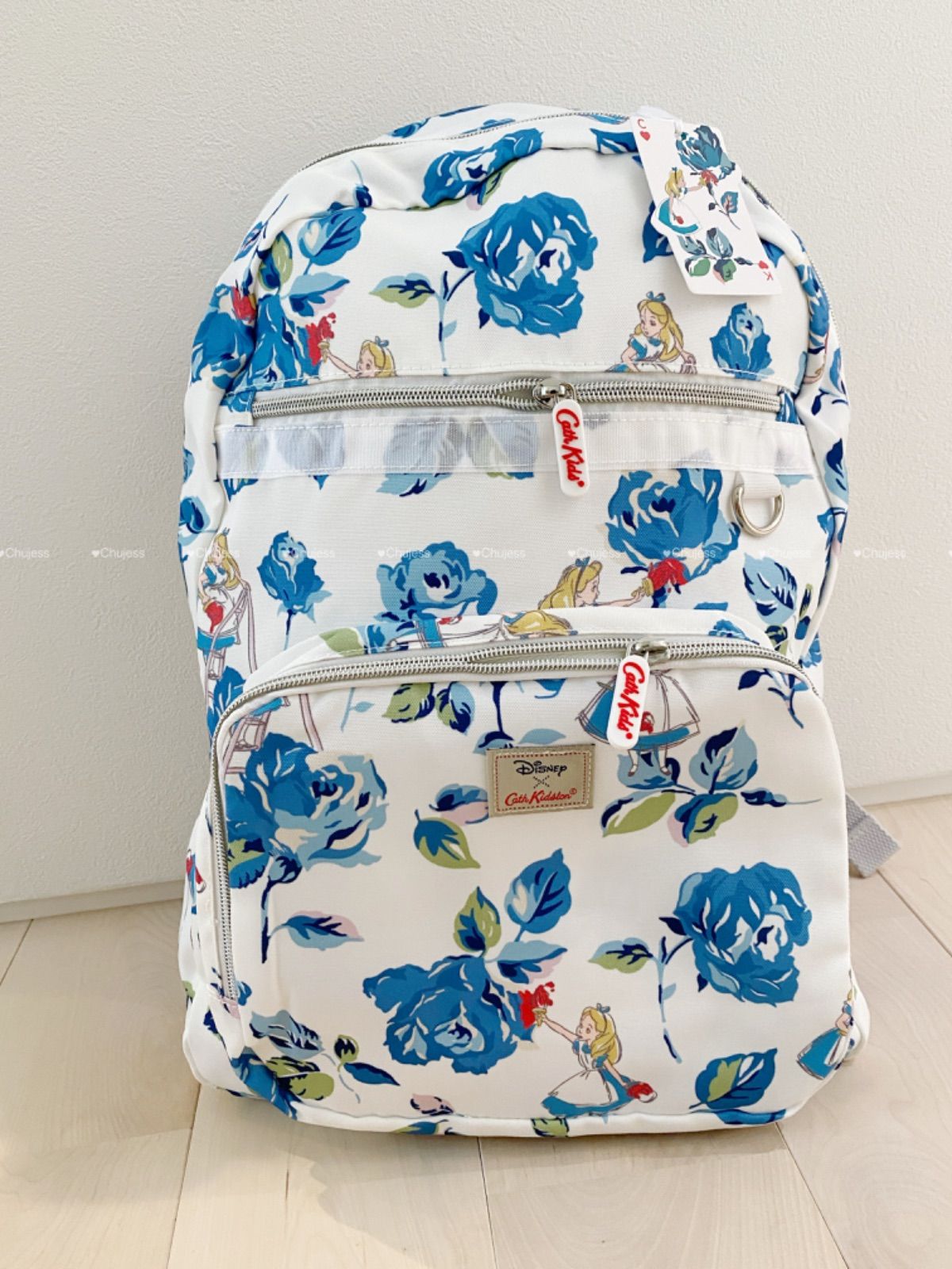 【新品】 cath kidston X Disneyキャスキッドソン ディズニー不思議の国のアリスコラボ大容量バックパック