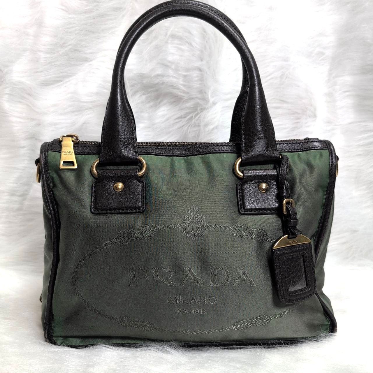 PRADA 2way ナイロン レザー ショルダーバッグ 【公式通販】
