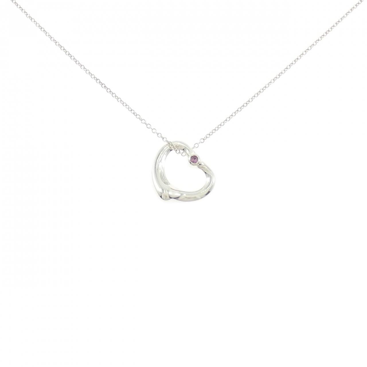 ティファニー　美品✨オープンハート　ネックレス ティファニー オープンハート ネックレス 18K(YG) 2.9g 引き輪