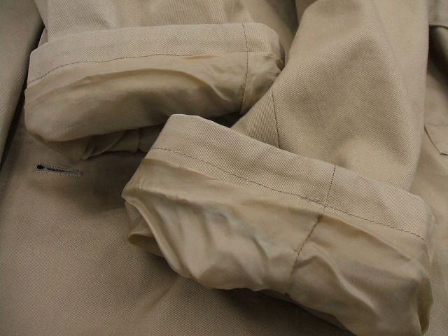 KEISUKEYOSHIDA Belted tranch coat ベルテッド トレンチコート ベージュ メンズ ケイスケヨシダ【中古】2-1204T♪ KEISUKEYOSHIDA Belted tranch coat ベルテッド トレンチコート