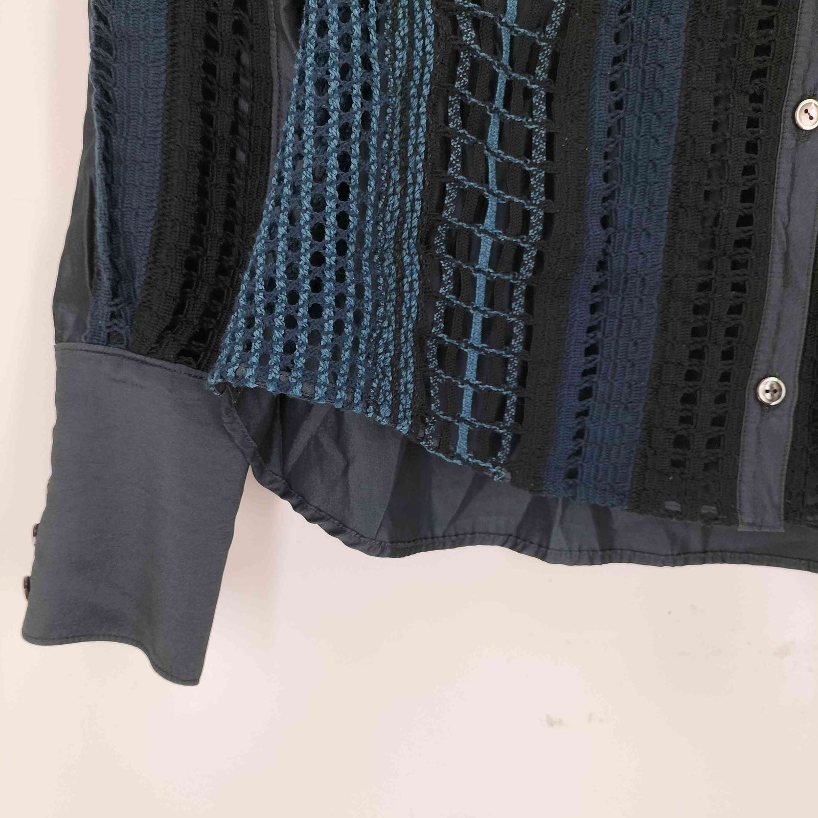 エボニー EBONY Mix Lace Cardigan Shirt ミックスレースカーディガンシャツ レディース 表記無 