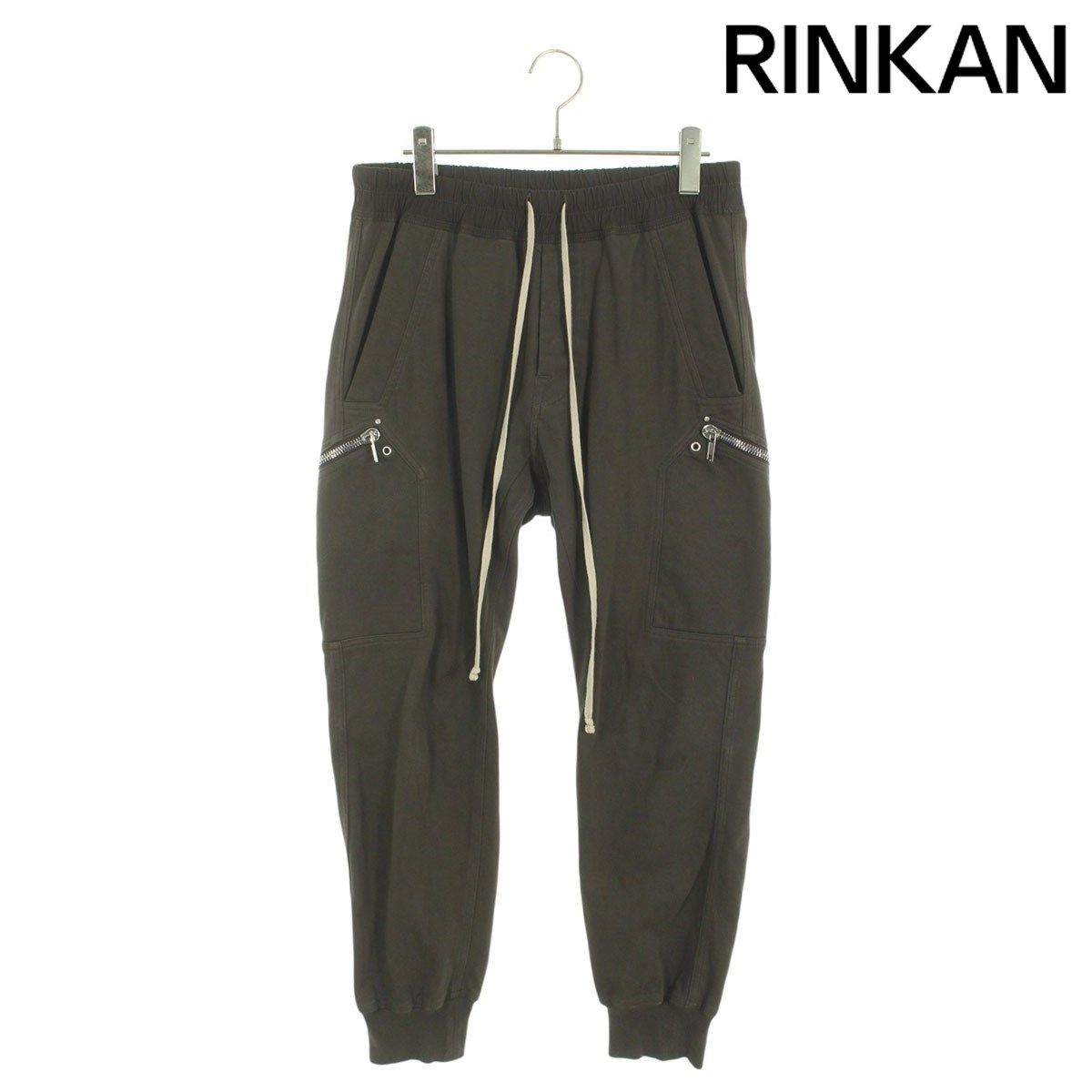 リックオウエンス 20AW RU20F3396-BA カーゴジョグスウェットロングパンツ メンズ 50