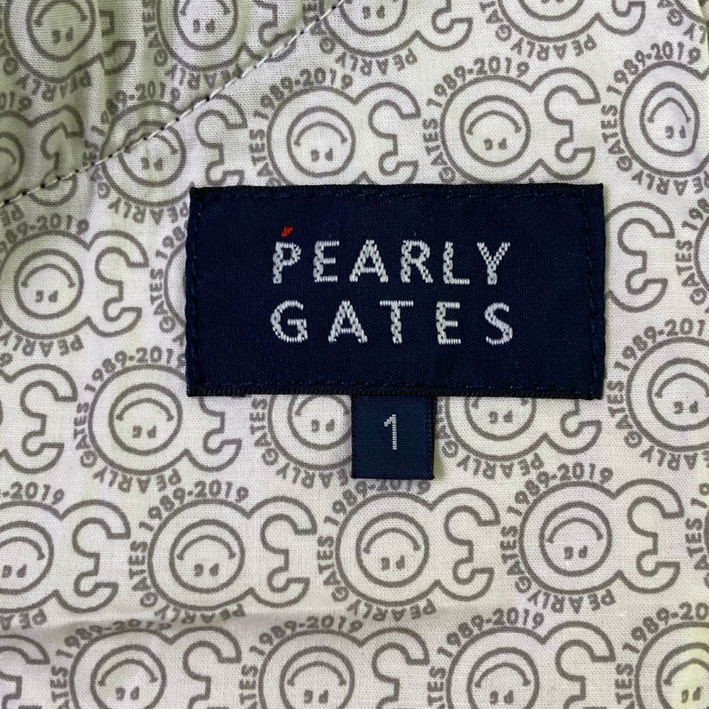 サイズ：1 PEARLY GATES パーリーゲイツ 30周年 裏起毛 ストレッチパンツ ワッペン  ブラック系 [240101456462] ゴルフウェア レディース ストスト サイズ：1 PEARLY GATES パーリーゲイツ 30周年 裏起毛 ストレッチ