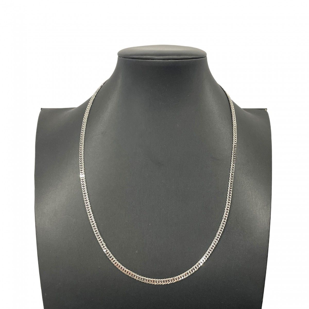 5khe027】喜平 ネックレス Pt850 プラチナ 6面 ダブル 51.3cm 30.6g  