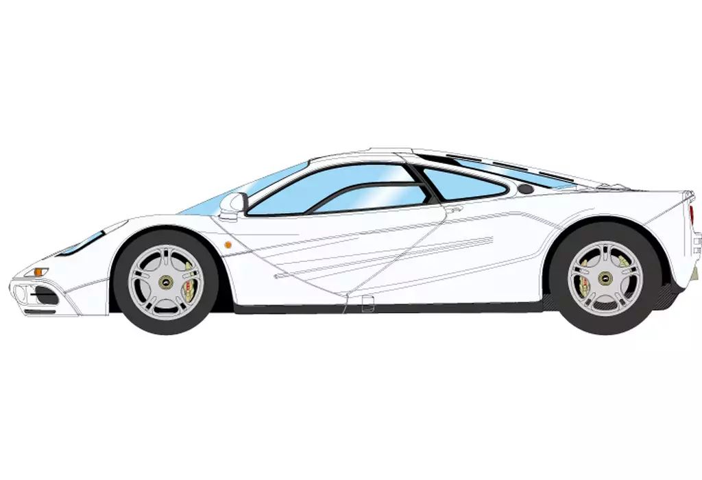 ミニカー 1|18 McLaren F1 Roadcar 1994 ホワイト EML073C