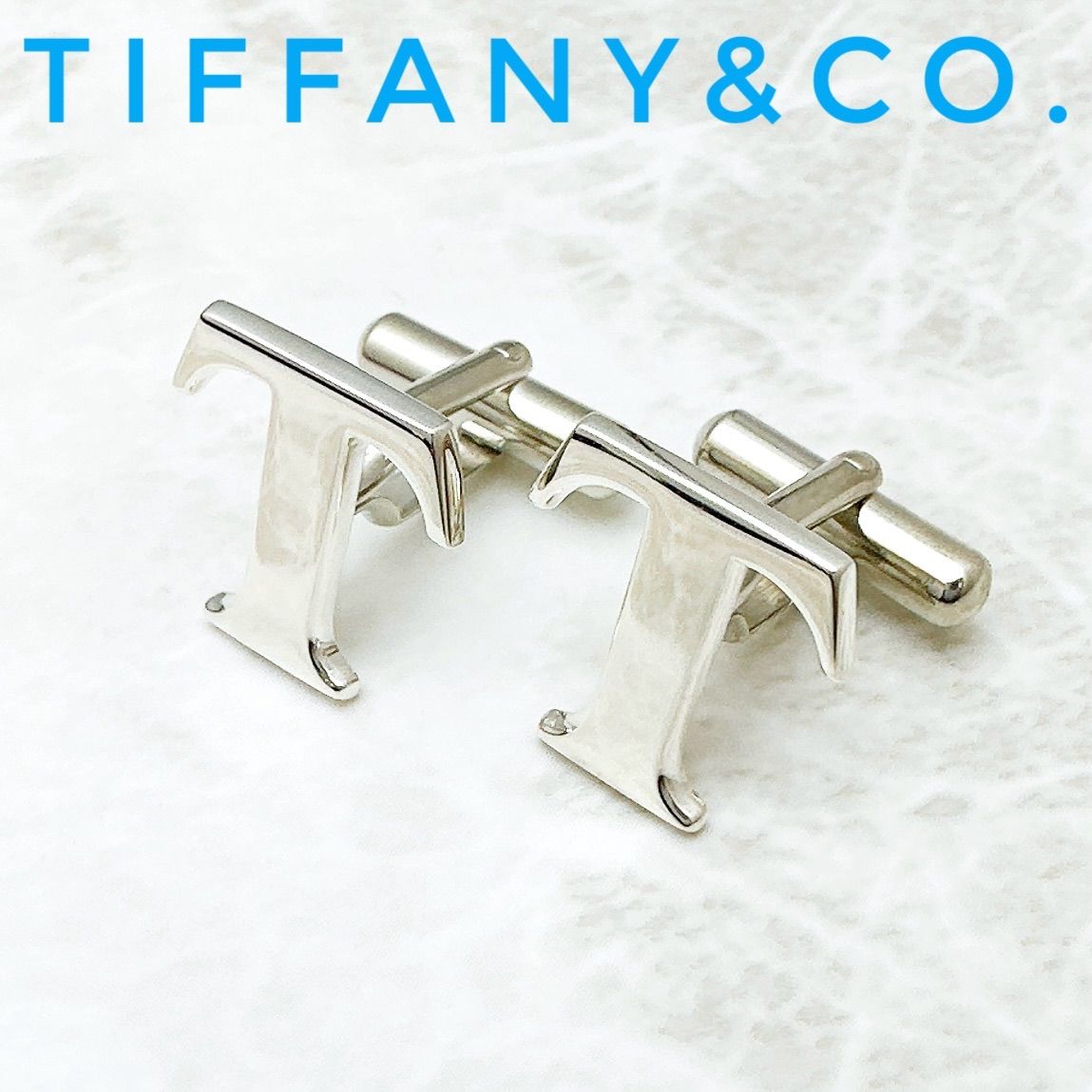 美品🌟Tiffany＆Co. T カフリンクス シルバー U - メルカリ
