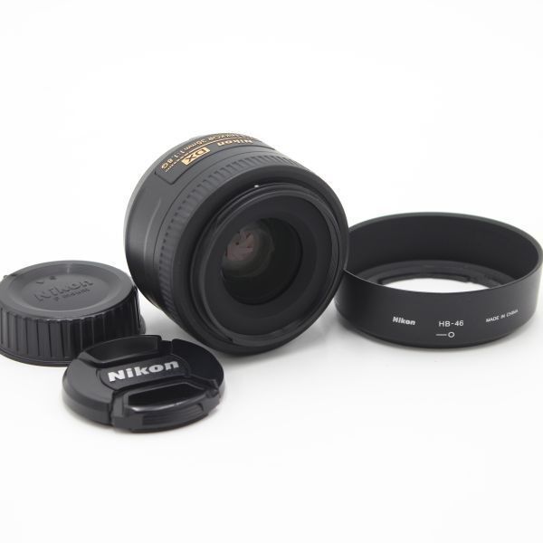 ほぼ Nikon 単焦点レンズ AF-S DX NIKKOR 35mm f|1.8G ニコンDXフォーマット ♯43002