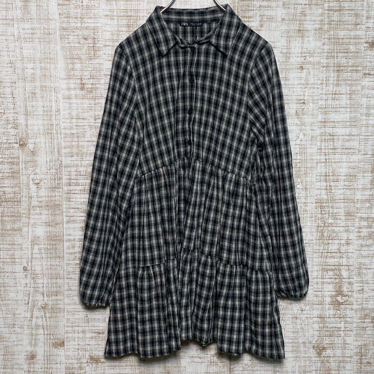 新品タグ付き】ZARA ショートプリーツニットワンピース XS