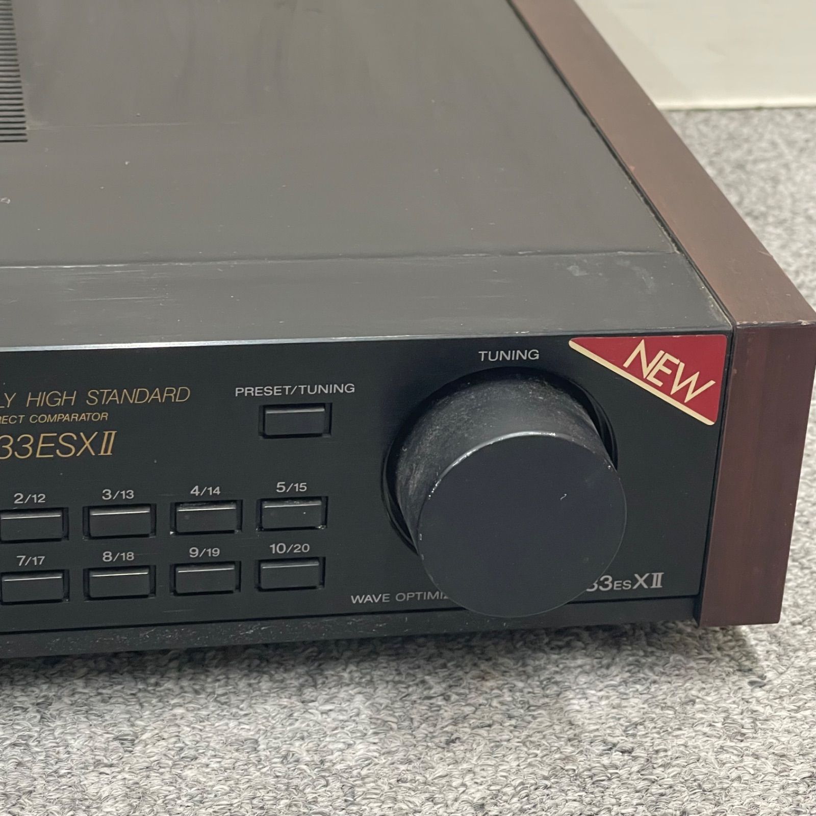 NPA】ジャンク SONY ソニー FM AM チューナー ST-S333ESX Ⅱ レトロ