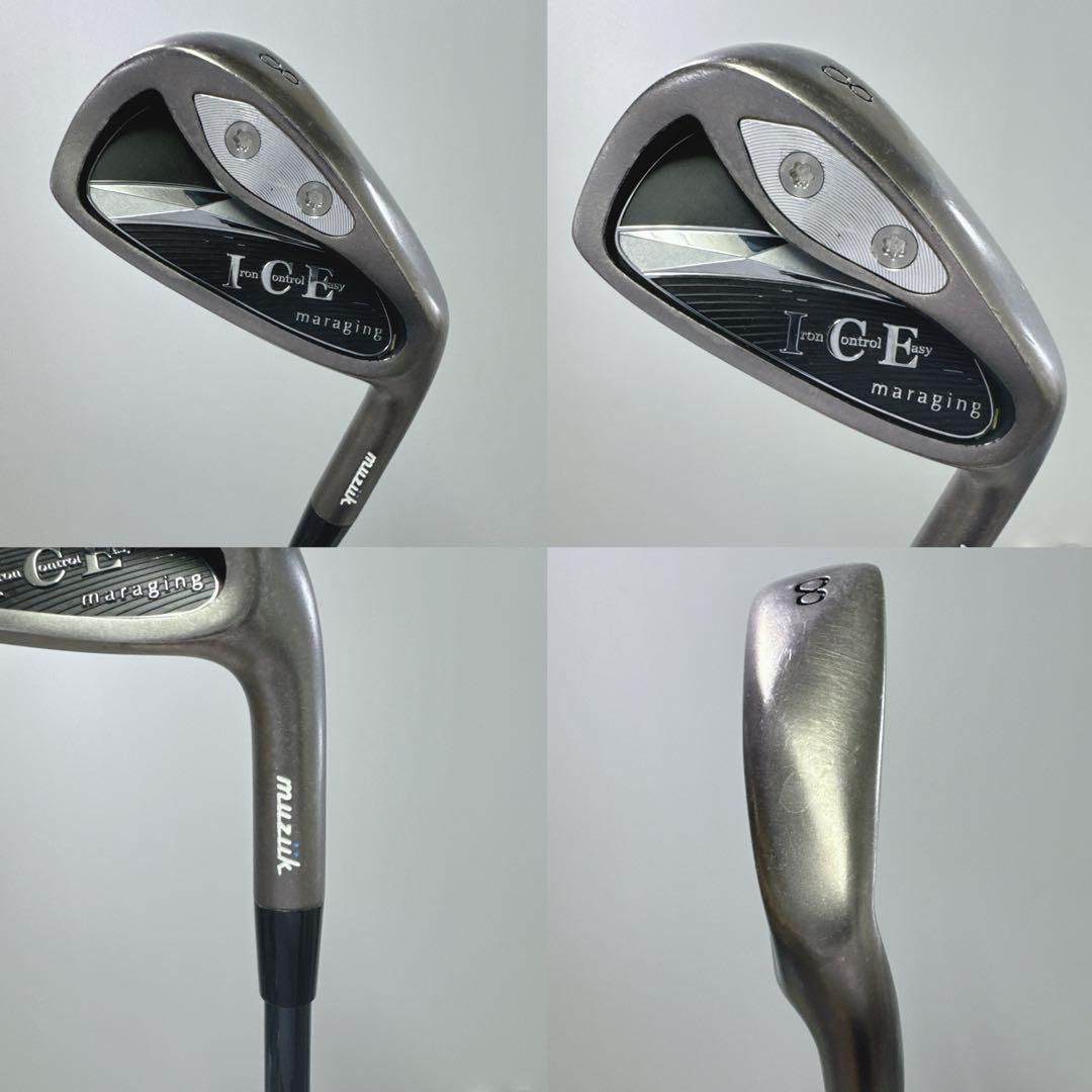 希少8番単品 ムジーク I.C.E MARAGING IRON 2021モデル R 右 メンズ