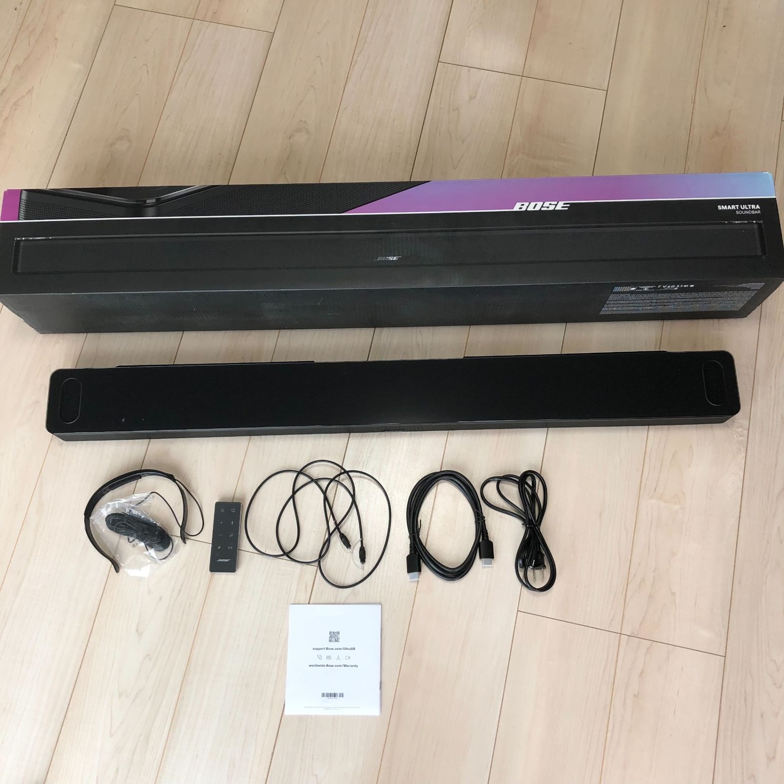 Bose Smart Ultra Soundbar スマートサウンドバー Dolby Atmos対応 Bluetooth Wi-Fi接続 Amazon Alexa AIダイアログモード対応 ブラック