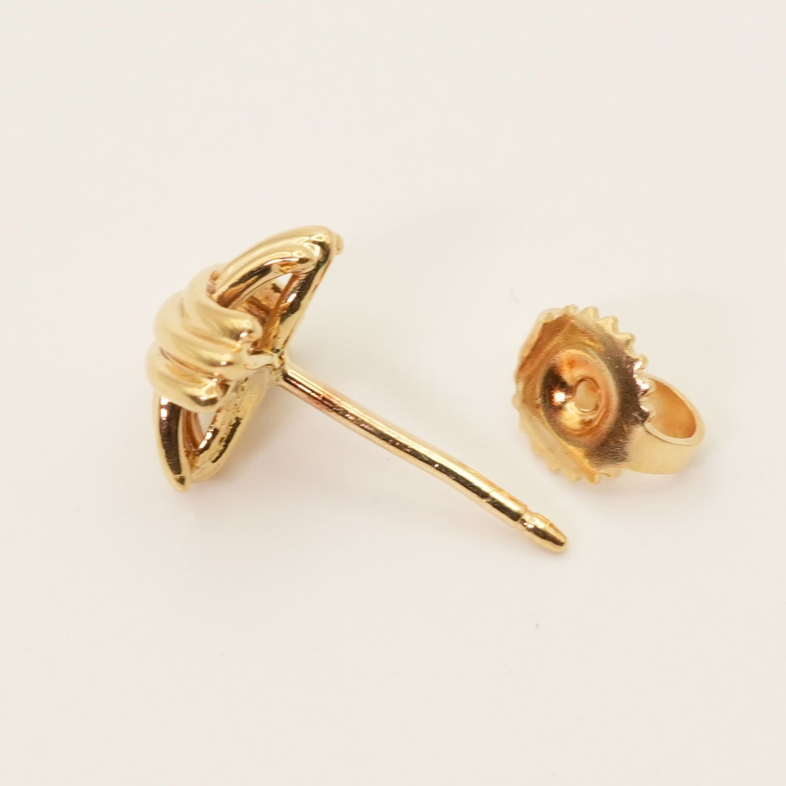 Tiffany&Co.  シグネチャー ピアス　クロスピアス 750 K18片耳 TIFFANY&Co. ティファニー ピアス クロスステッチ K18 750 新品