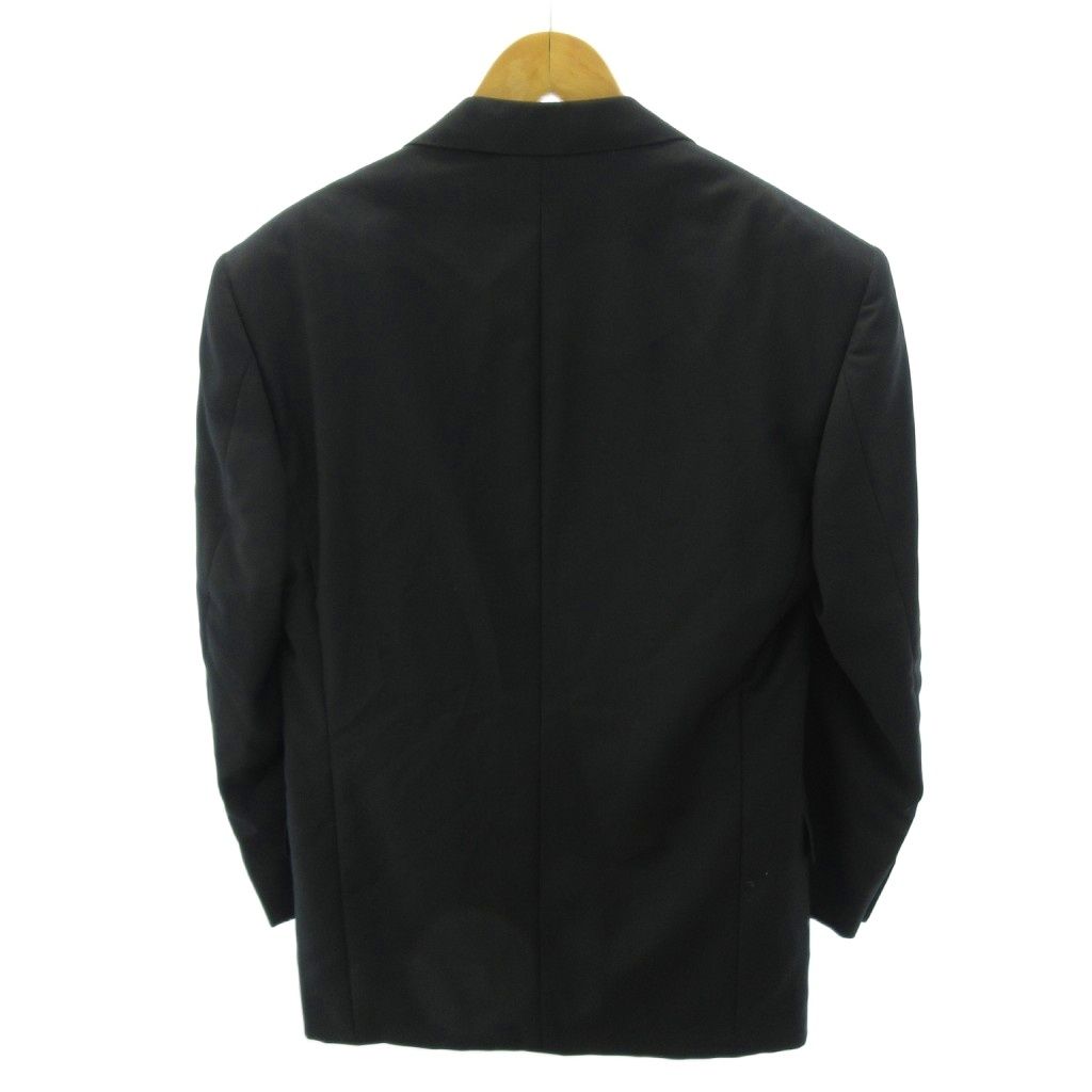 エルメネジルドゼニア テーラードジャケット ダブル サイズ48(M) 黒 ウール Ermenegildo Zegna ウールデニム ダブルジャケット｜DESIGNWORKS