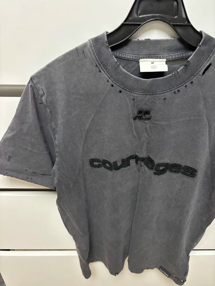 呉津 ウォッシュ加工ビンテージビーンパルトTシャツ