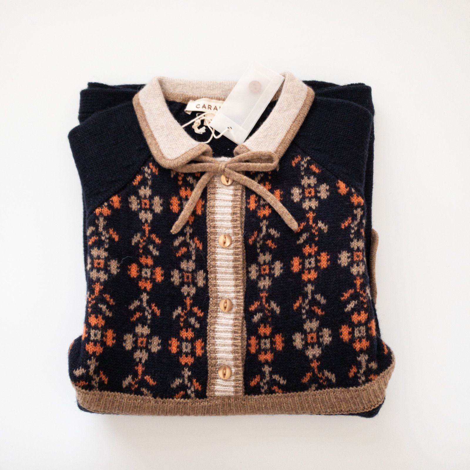 【専用です】CARAMEL ニットワンピース　Elara Dress 3Y caramel キャラメル 3y 6y ニットワンピース elara dress - メルカリ