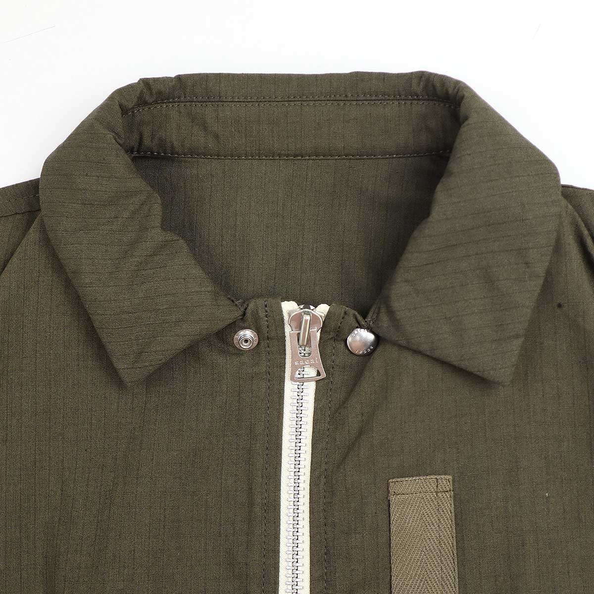 sacai サカイ 25AW Rip Stop Jacket ジップアップジャケット 25