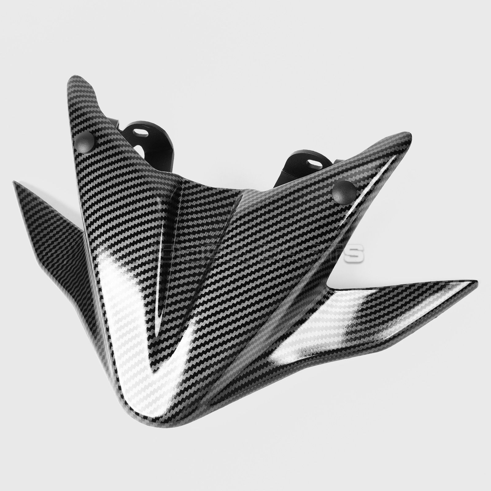 超カラー TRACER 9 GT TRACER900 2021-対応 前唇 鳥嘴 導流罩 下唇 定風翼 ABS＋碳钢製 哑黒＆カーボン柄 車体保護 ドレスアップパーツ 【送料無料】