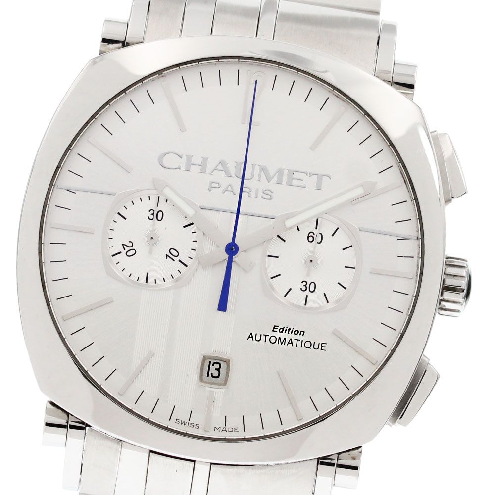 ショーメ Chaumet W11690-30B ダンディ クロノグラフ デイト 自動巻き 