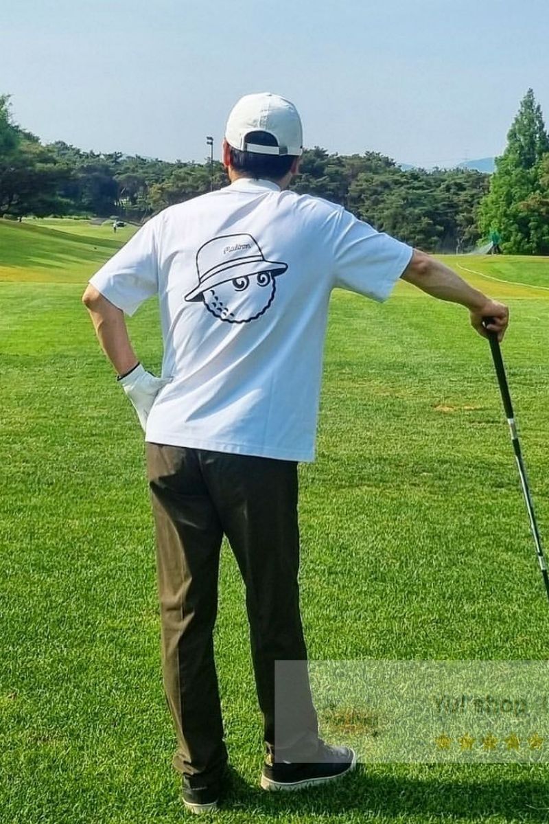 マルボンゴルフ ポロシャツ malbon golf メンズ 半袖 シャツ 白色M Malbon Golf マルボンゴルフウェア ポロシャツ PERFORMANCE