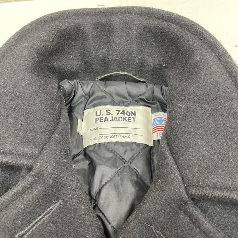 SCHOTT ショット★ピーコート キルティング 中綿 US740N大きいサイズ SCHOTT ショット☆ピーコート キルティング 中綿 US740N大きいサイズ