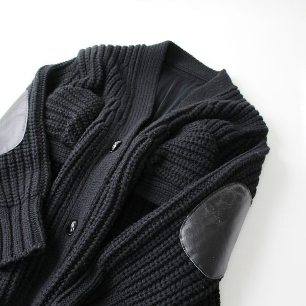 定価15.4万 2022AW sacai サカイ 22-06408 ウールニット