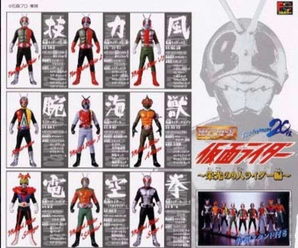 仮面ライダー ガシャポンHG 7種全43体セット ガシャポン HG 仮面