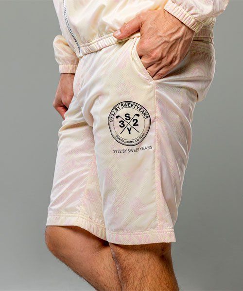 ⭐️SY32⭐️ゴルフメンズウインドハーフパンツ SHORT PANTS - 【公式