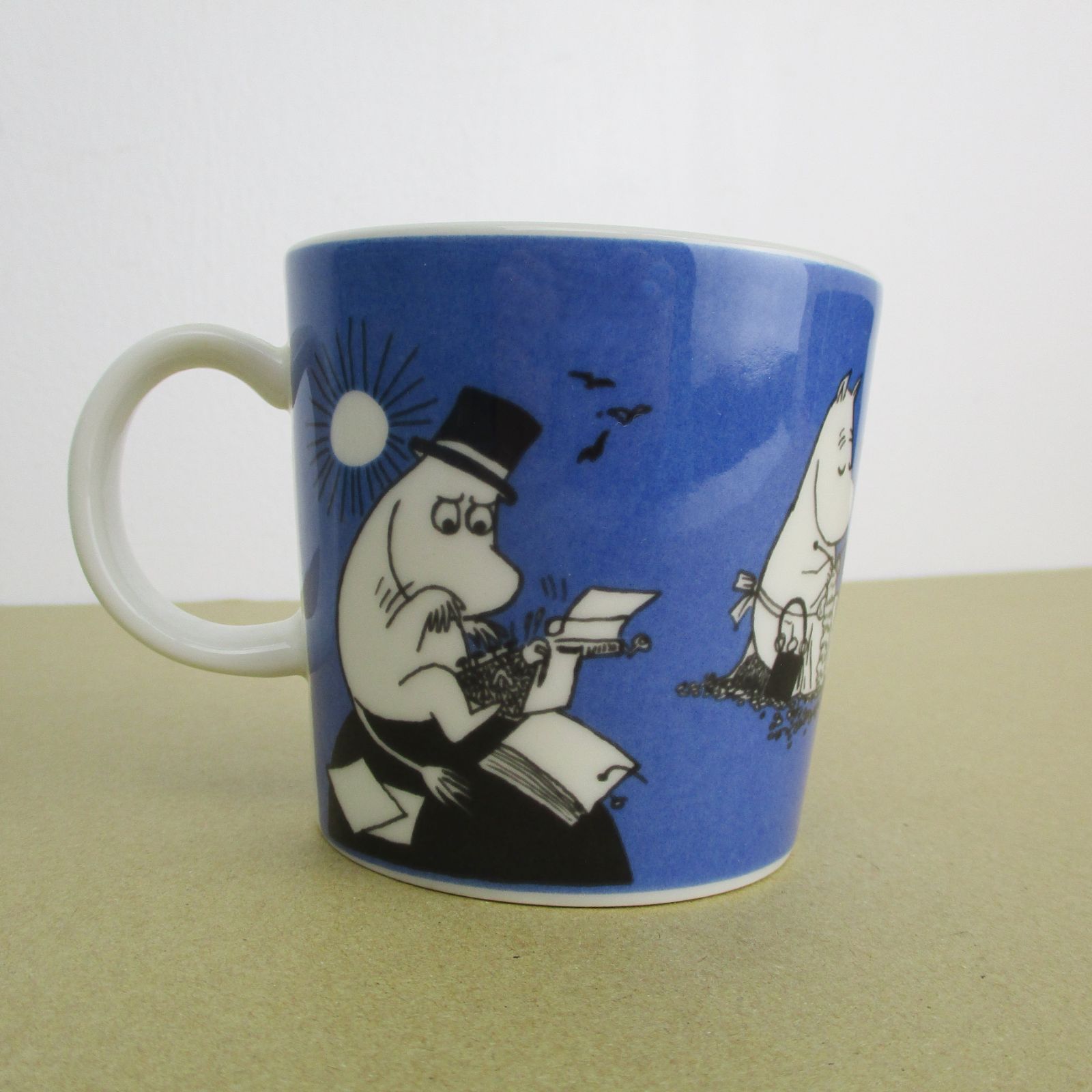 広店】希少 廃盤品 アラビア ムーミンマグ【ダークブルー】【426-0024 