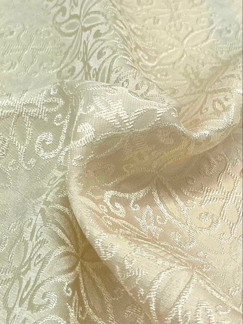 無地小紋 紋意匠 寿光織 峯仙 ぼかし 正絹 反物 T8324 - メルカリ