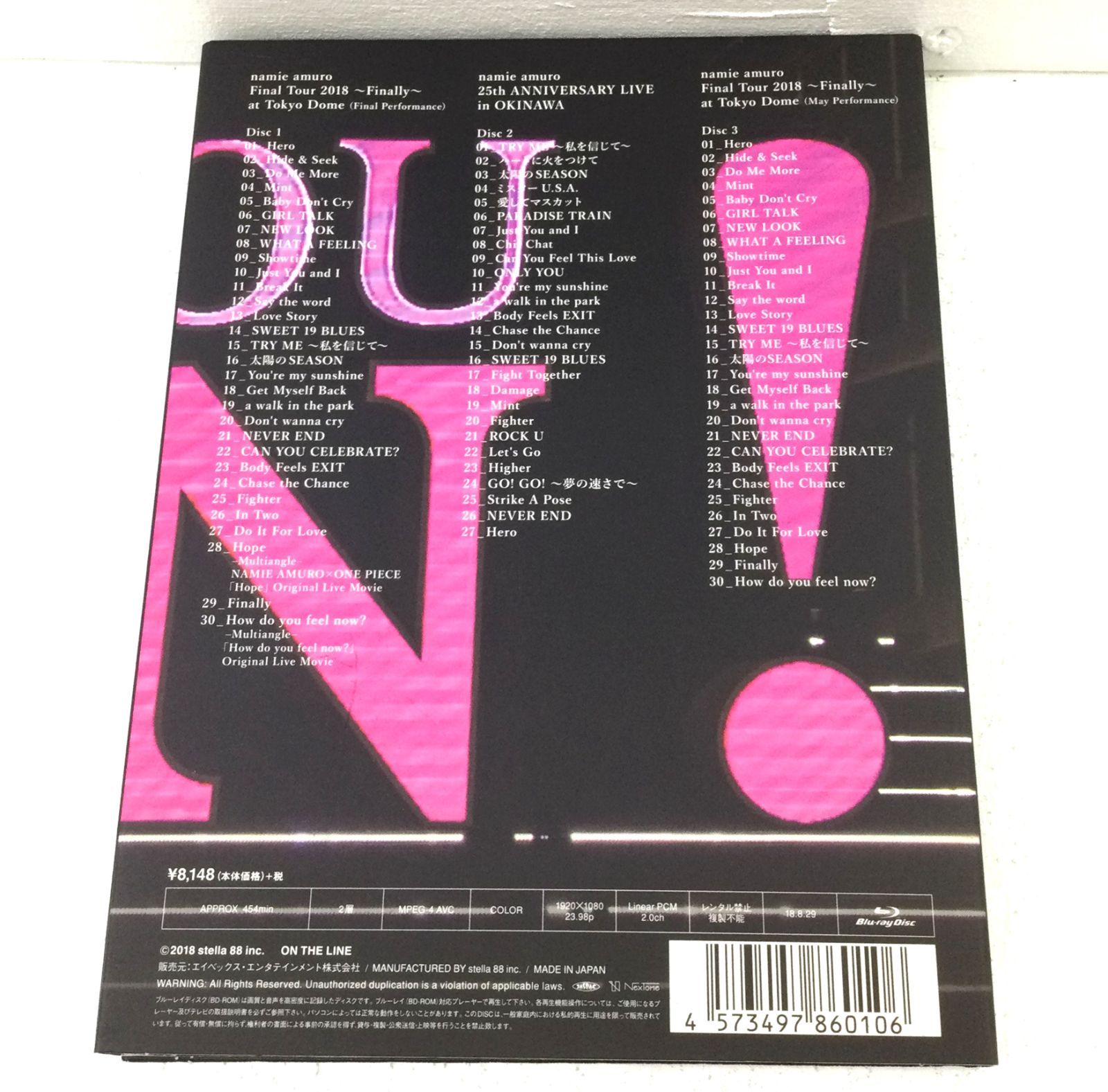 盛岡18-0101】安室奈美恵 / namie amuro Final Tour 2018 -Finally- ②