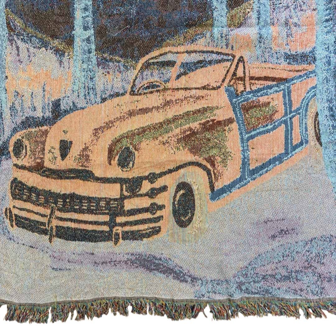 vintageラグ カーペット ウッディワゴン パームツリー 1959 vintageラグ カーペット ウッディワゴン パームツリー 1959 【公式通販】