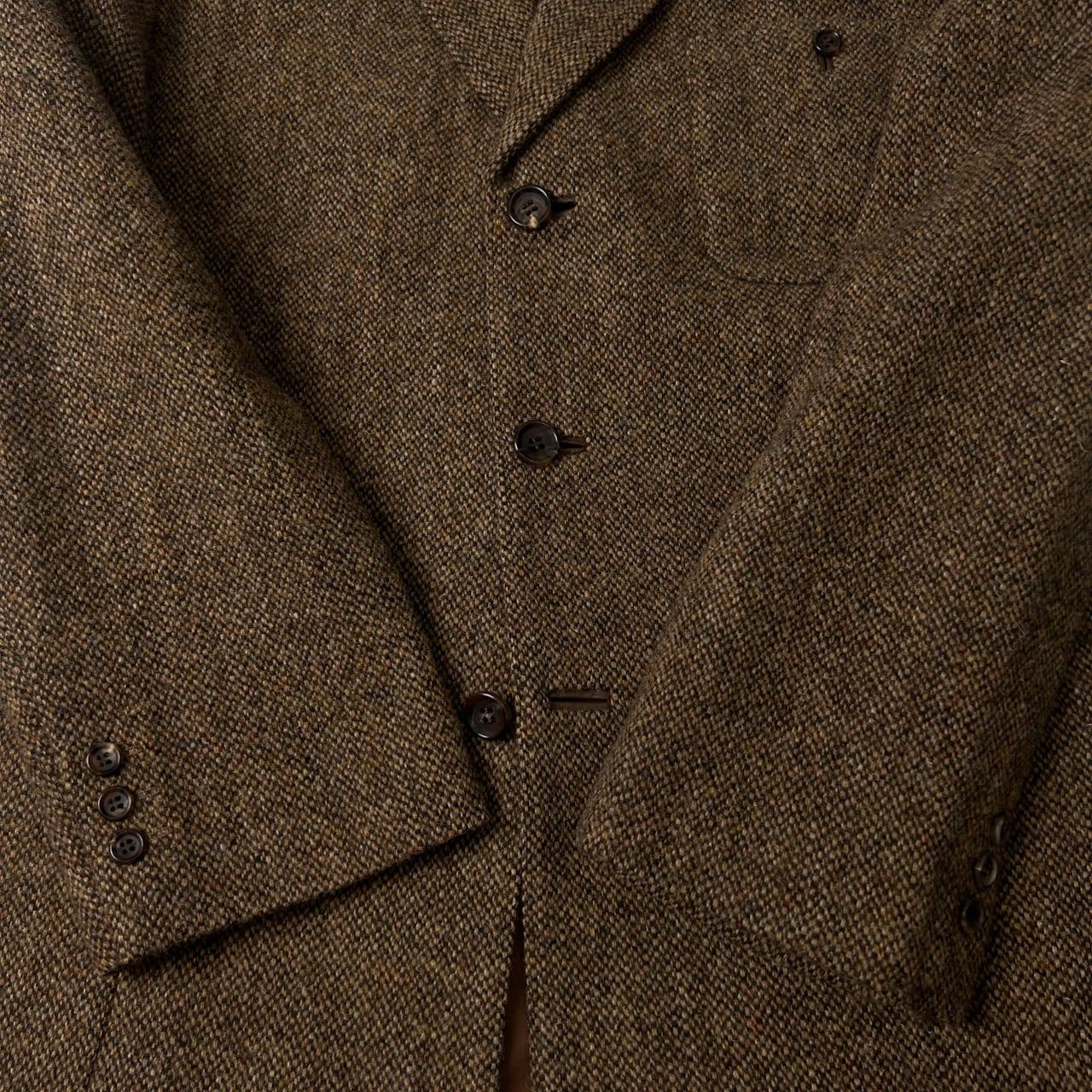 Papas×HARRIS TWEED パパスハリスツイード テーラードジャケット PAPAS パパス × Harris Tweed ハリスツイード ウール テーラード