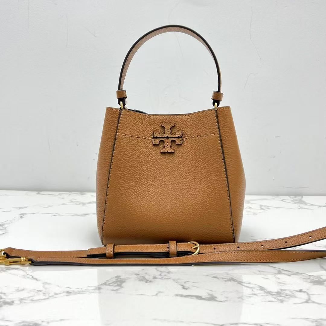 Tory Burchトハンドバッグ ショルダーバッグ ブラウン - メルカリ 