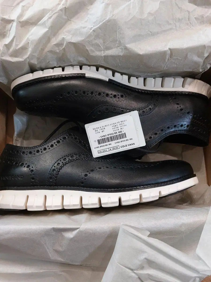 COLE HAAN (コールハーン) ゼロ 地面 ウイングチップ 新品