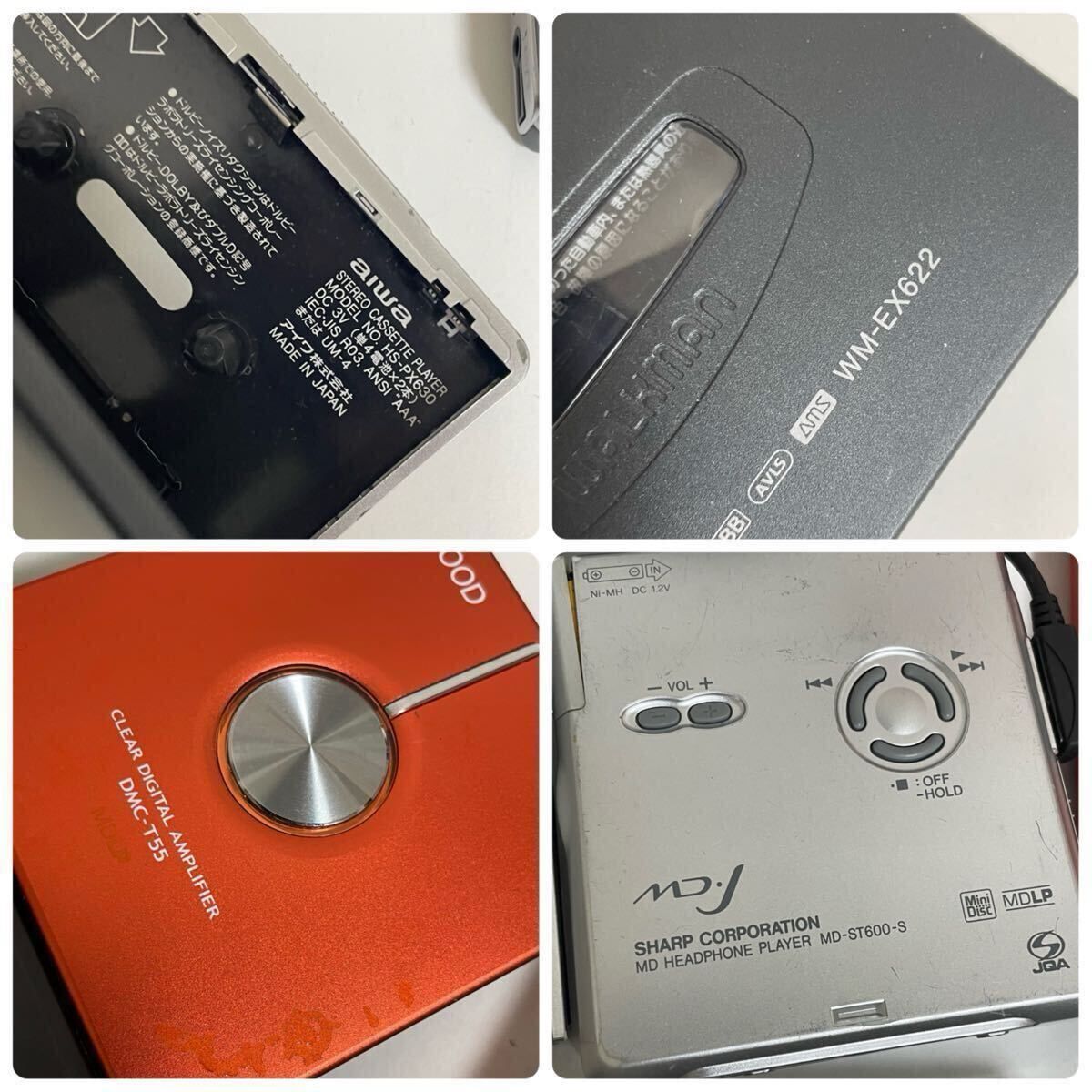 WALKMAN カセット.MDプレーヤー 4台セット ジャンク WALKMAN カセット.MDプレーヤー 4台セット ジャンク