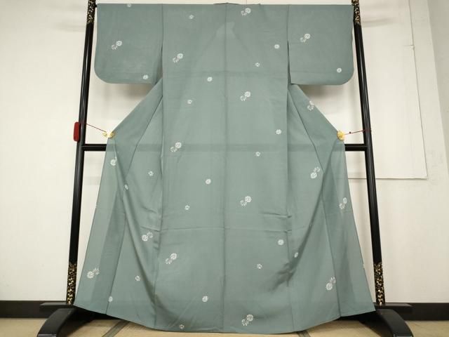 平和屋着物 夏物 小紋 絽 花丸文 正絹 AABB0621st