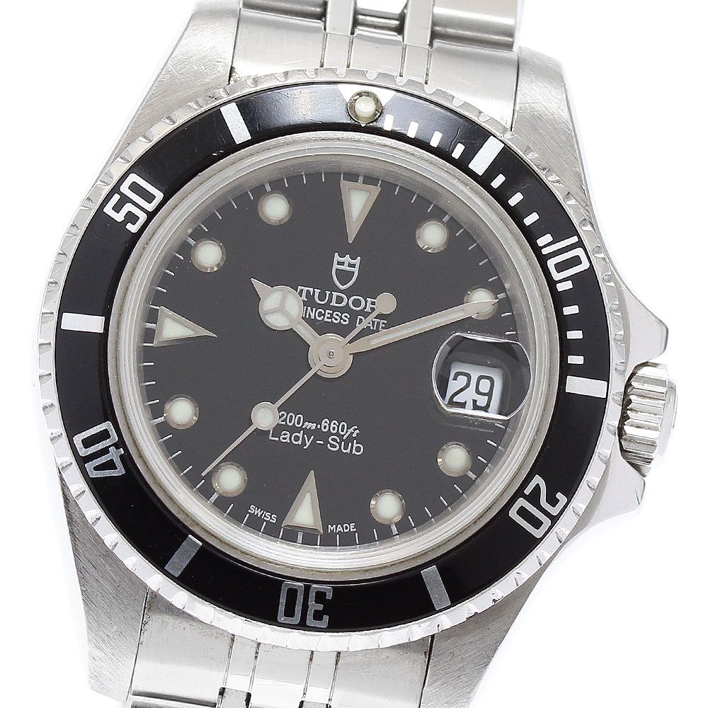 チュードル TUDOR 96090 プリンセスデイト レディサブ デイト 自動巻き レディース_879065