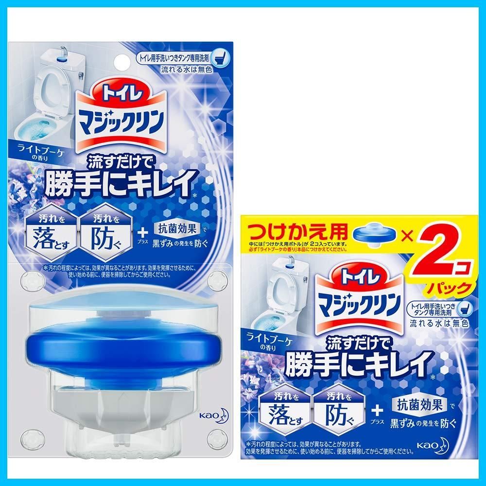 新着商品 トイレ用洗剤 まとめ買い トイレマジックリン 流すだけで勝手にキレイ ブーケの香り 本体 付替用