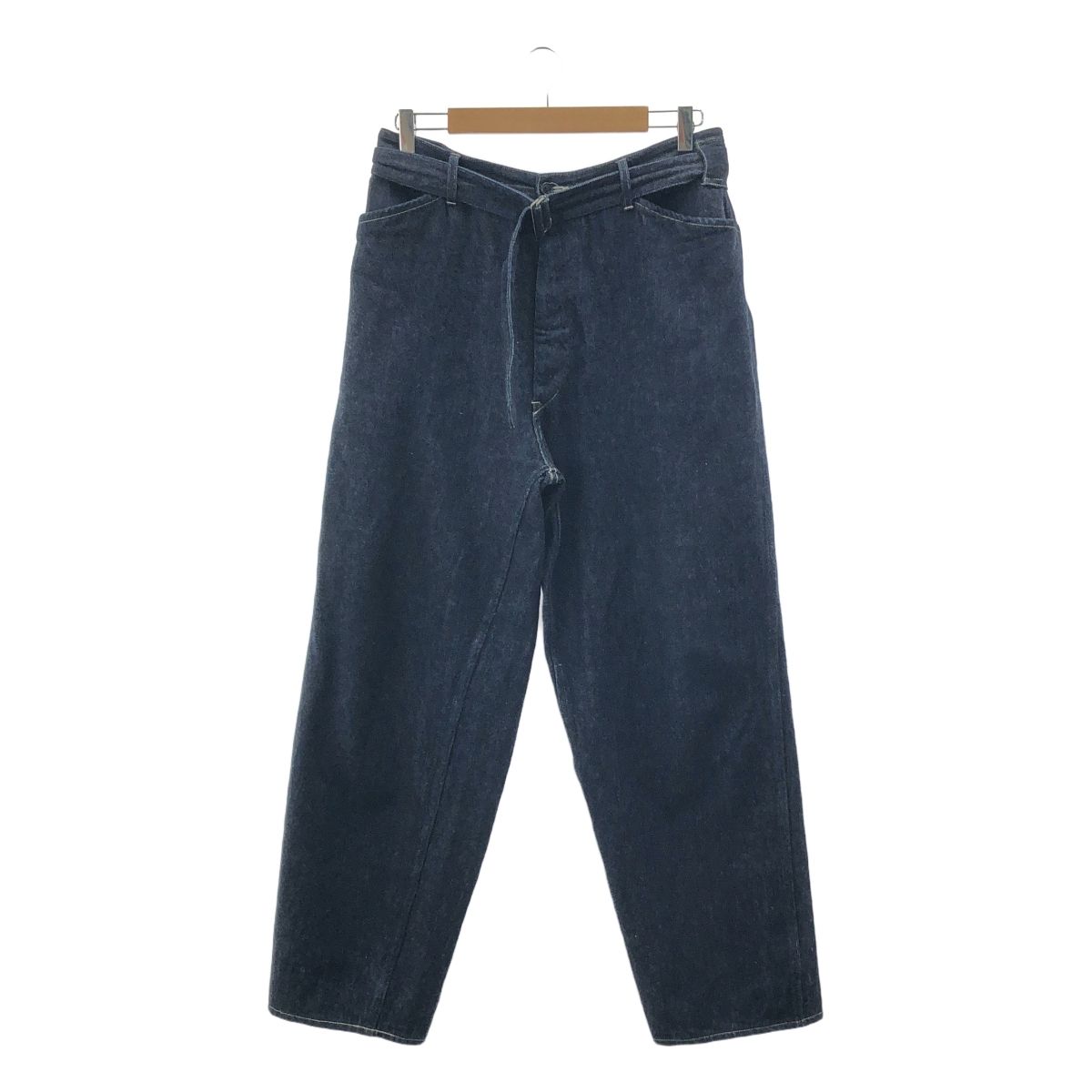 COMOLI | コモリ | 2025AW | デニムベルテッドパンツ | 2 | インディゴ | メンズ