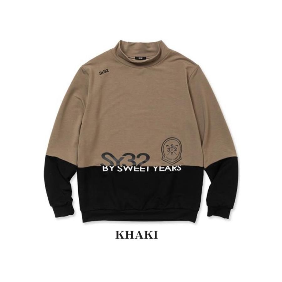 未使用　SY32 BY SWEETYEARS MODAL MOCK NECK SHIRTS SYG-23A05 モックネックシャツ メンズ 2023年モデル