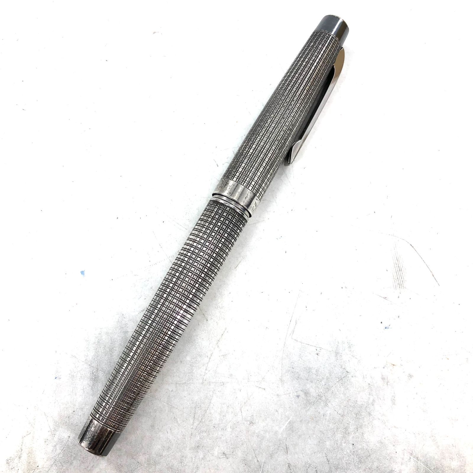 PLATINUM プラチナ 万年筆 シルバー ペン先 Pt. ALLOY 刻印【OE-51