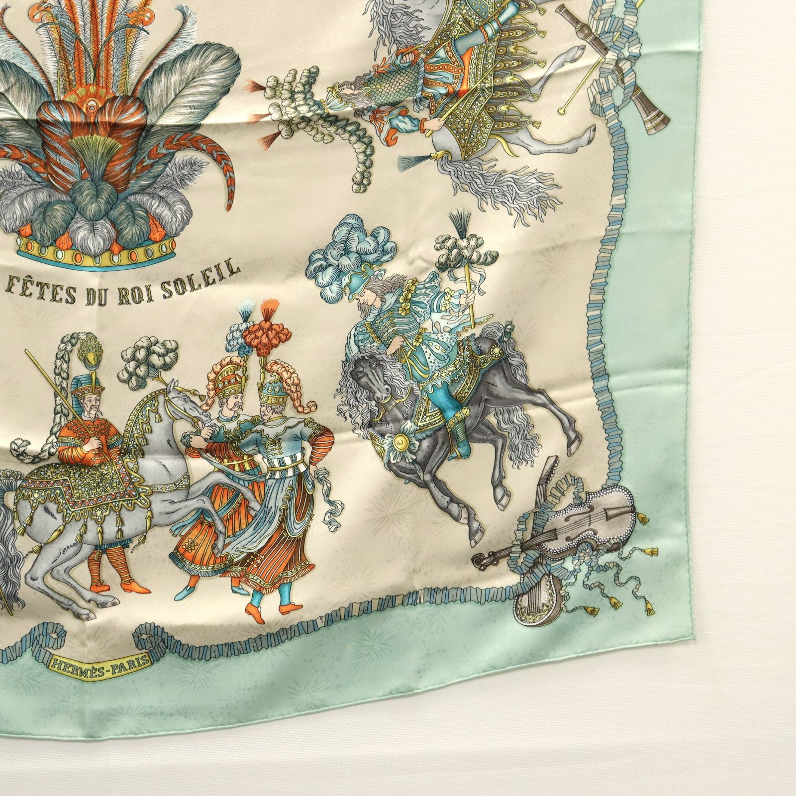 エルメス シルク100% カレ90 太陽王の祝典 スカーフ(新品・未使用品 エルメス シルク100% カレ90 太陽王の祝典 スカーフ(新品・未使用品