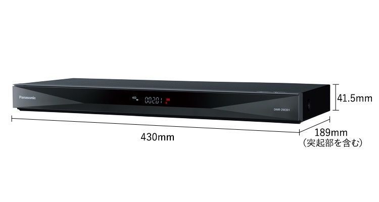 販売純正 Panasonic ブルーレイディスクレコーダー DIGA DMR-2W201