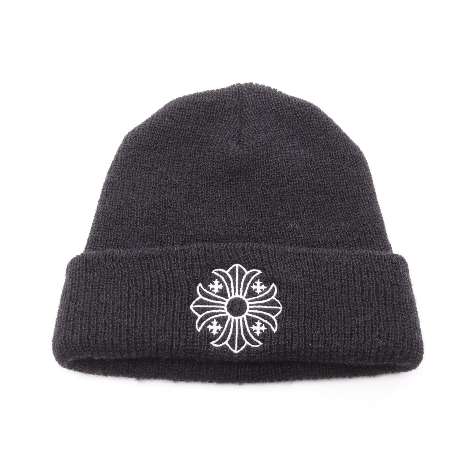 クロムハーツ CHROME HEARTS ニットキャップ CHプラス ロゴ刺繍