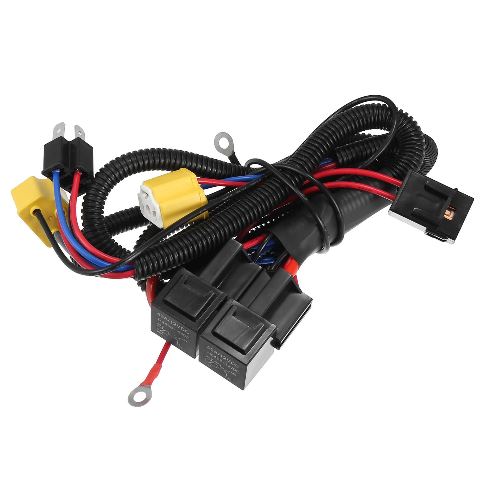 【在庫処分】ヘッドライトプラグワイヤー H4車のヘッドライト AUTOHAUX ヘッドランプ ライト ランプ バルブ X リレーワイヤー ハーネスソケットプラグワイヤーキット 12V